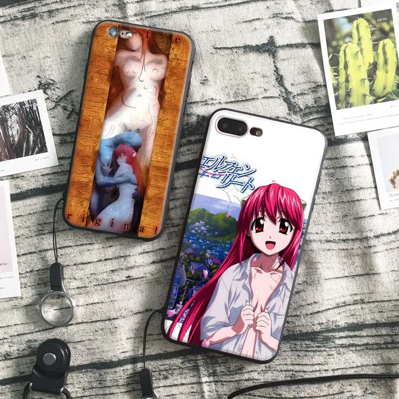 

Elfen Lied Lucy Anime soft silicone TPU Phone Case cover Shell For Apple iPhone 5 5s Se 6 6s 7 8 Plus X XR XS MAX