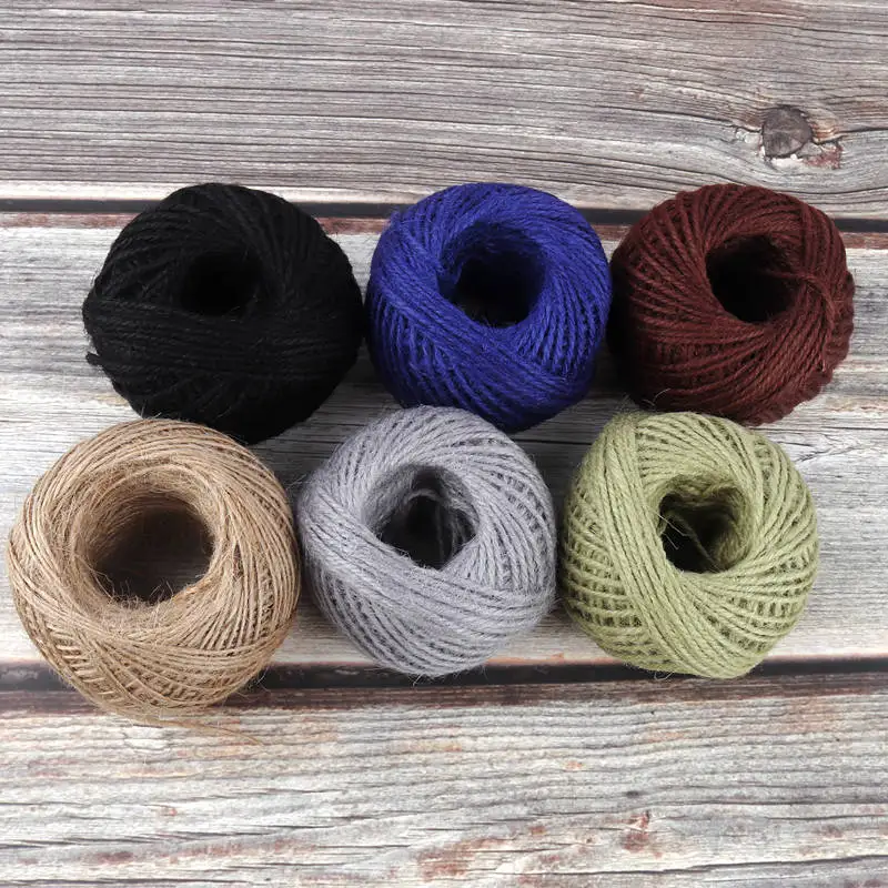 Corde Fine En Jute Naturel 1 Mm X 50 M - Idéale Pour Bricolage, Macramé, Jardinage, Décoration Et Emballage Cadeau