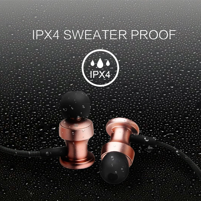 Водонепроницаемые наушники вкладыши Oneodio IPX4 спортивные стереонаушники для бега