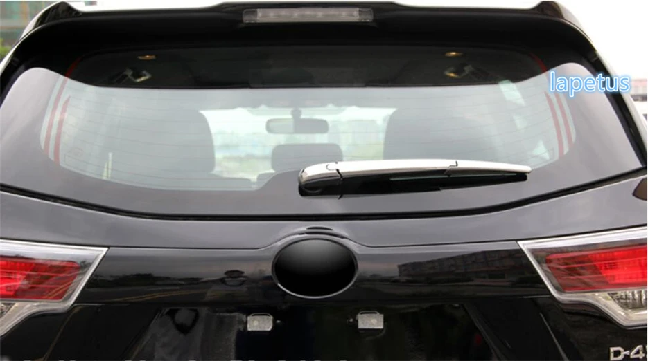 

Lapetus Rear Windshield Window Windscreen Rain Wiper Decoration Frame Cover Trim Fit For Toyota Highlander KLUGER 2017 2018 2019