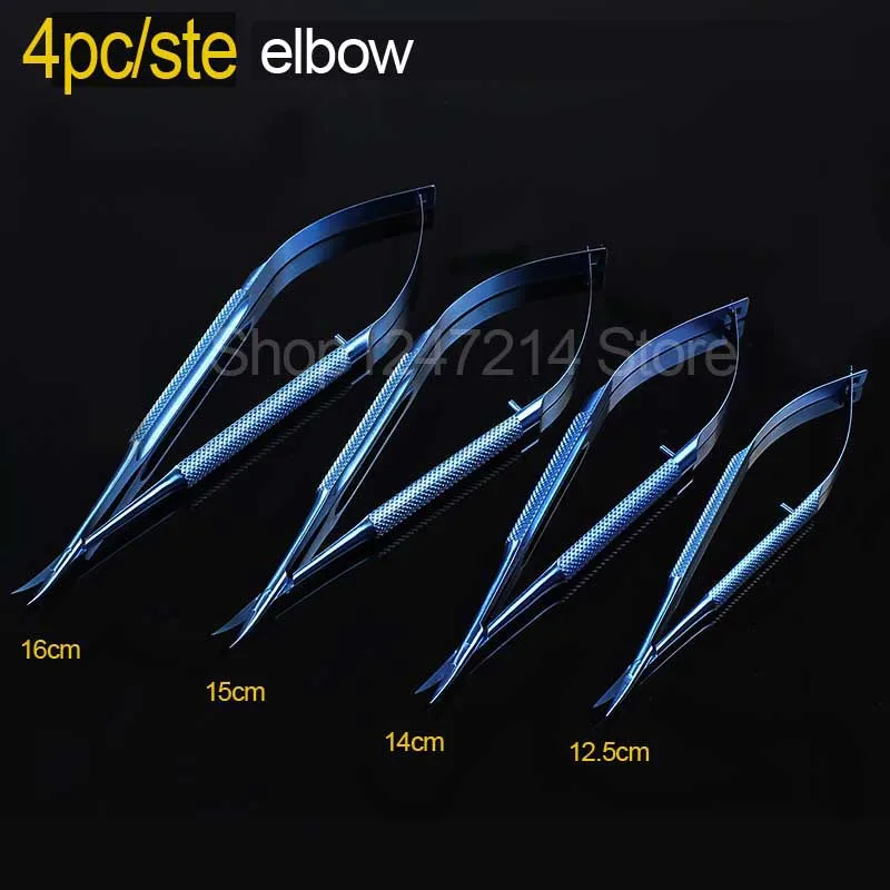 

Microscopic Instruments 12.5 cm Micro Scissors Inner Barrier Cut Quality Titanium Alloy Scissors Hand Surgery Membrranous Envelo