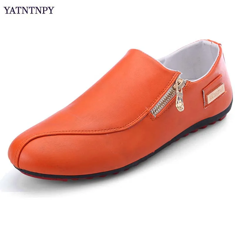 YATNTNPY/модная мужская обувь на плоской подошве; Лоферы без шнуровки; повседневные эспадрильи; удобная обувь; мужские мокасины; большие размеры