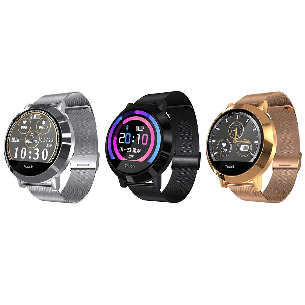 

Smart Braceletsport Waterproof Heart Rate Monitor Milanese Fashion Business Bluetooth Smart Watch For Android IOS Men Women