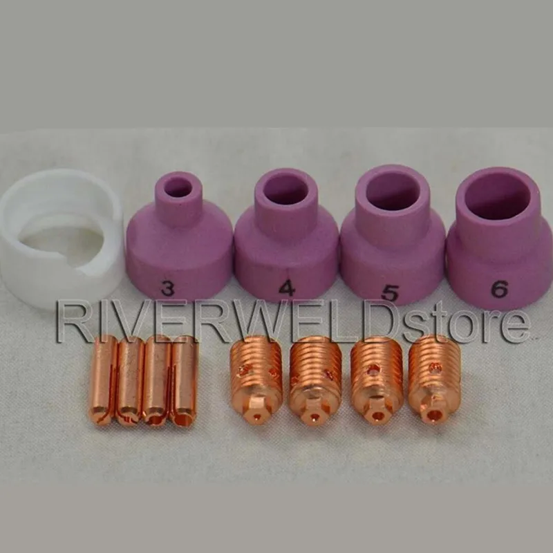 WP 24 TIG Welding Torch Consumables KIT 53N14 Collet Body Alumina