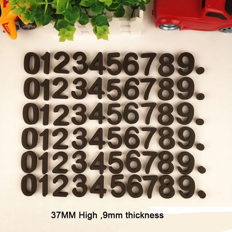 66 шт., черно-белые мягкие силиконовые наклейки EVA с магнитным номером, набор 3D наклеек на холодильник, новинка, наклейки на холодильник с 3D номером