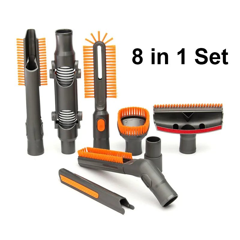 

8 in One Dust Brush Set Vacuum Cleaner Accessories Multi-function Cleaning Tool Kit Suction Diameter 32/35 Home Appliance Parts