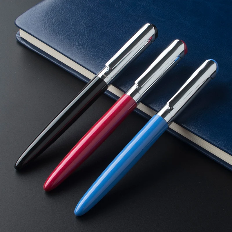 

MONTE MOUNT 0.5 mm Black Ink Refill Nice Ocean Blue Roller ball Pen Metal Gift Office Business Sign Pens with A Gift Box