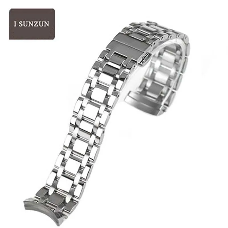 Ремешок для часов ISUNZUN высокое качество 18 мм Tissot T035210A t035.5 207a стальные часы