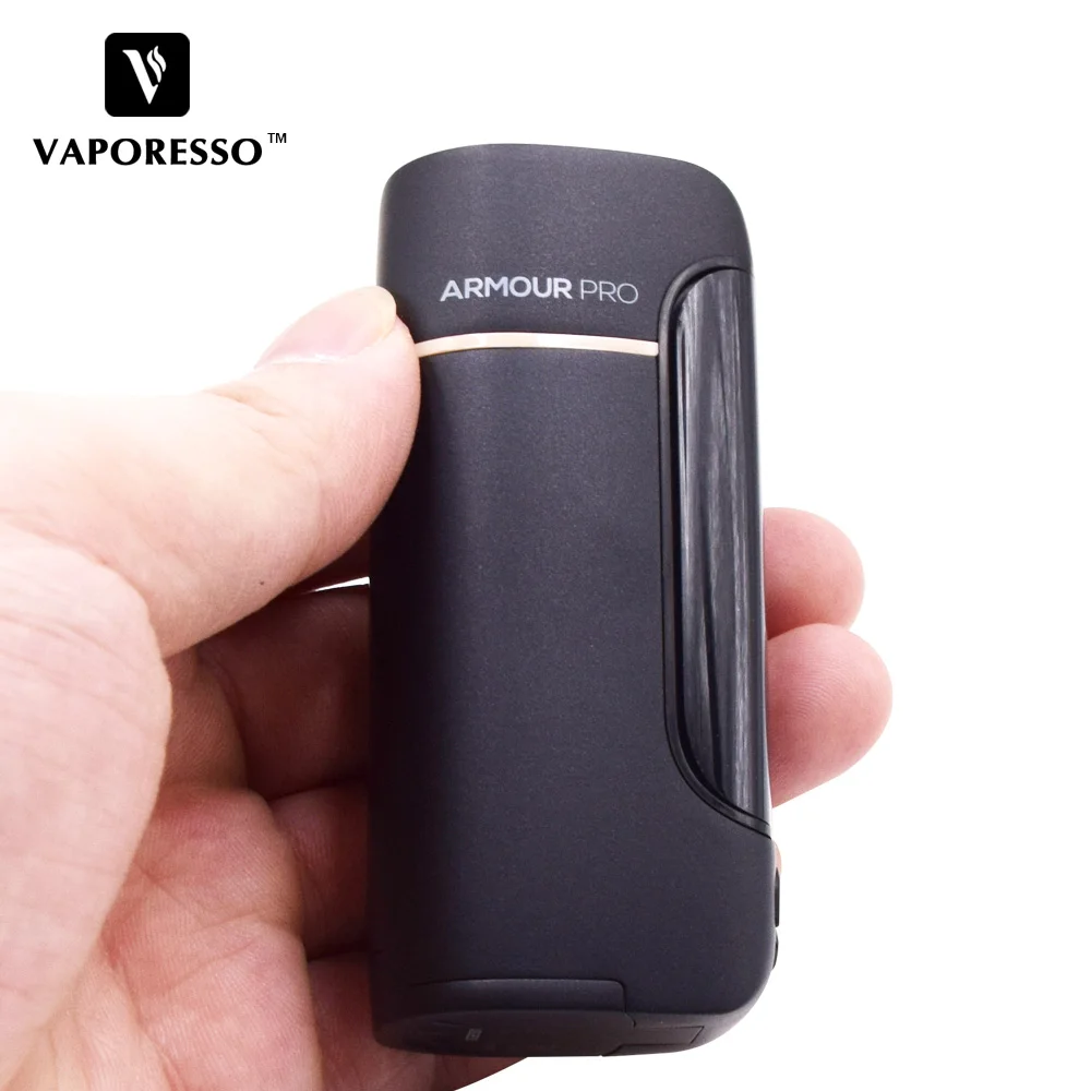 

E-Cigarette Original Vaporesso Armour Pro 100W TC Vape Box Mod fit Cascade Baby Tank Vaper Vaporizer 0.96 inch colorful display