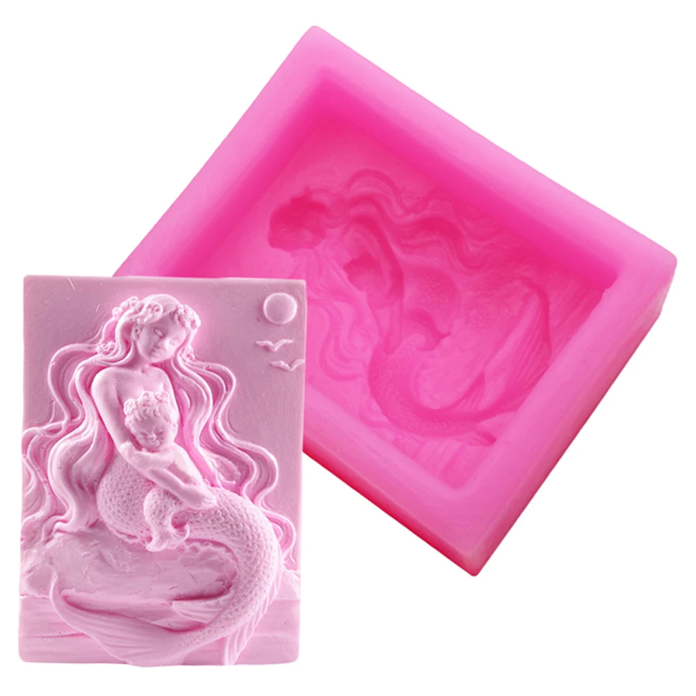 

Girl Baby Silicone Mould Chocolate Cake Mold Soap Mold Candy Mold Cookies
