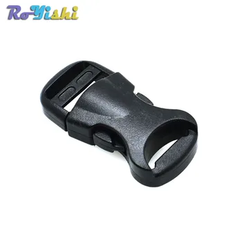 

3/8"(10mm) Plastic Buckles Side Release For Paracord Bracelet webbing Black