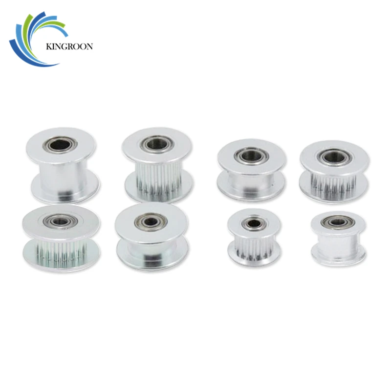 

10pcs GT2 Idler Timing Pulley 16/20 Tooth Wheel Bore 3/5mm Aluminium Gear Teeth Width 6/10mm 3D Printers Parts For Reprap Part