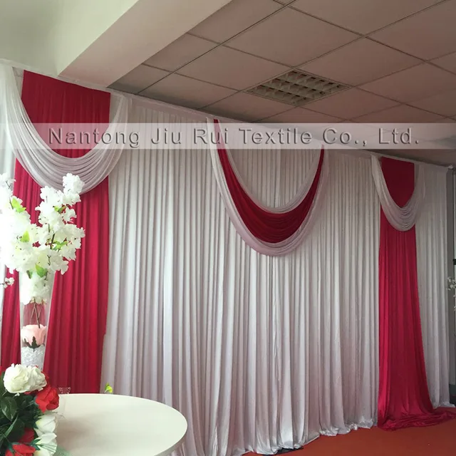 3 m * 6 m Nouveau Arriaval Blanc Rouge Toile De Fond De Mariage ... 3 m * 6 m Nouveau Arriaval Blanc Rouge Toile De Fond De Mariage ...