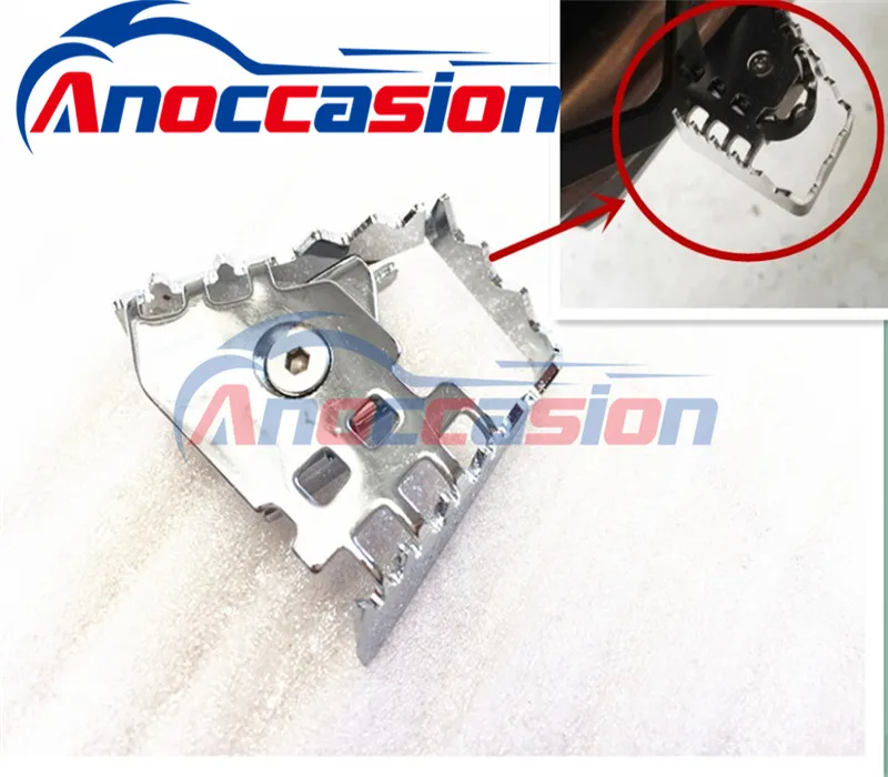 

Motorcycle Silver Rear Foot Brake Lever Peda Peg Pad Extension Enlarge Extender For BMW F800GS F700GS F650GS F 800 700 650 GS