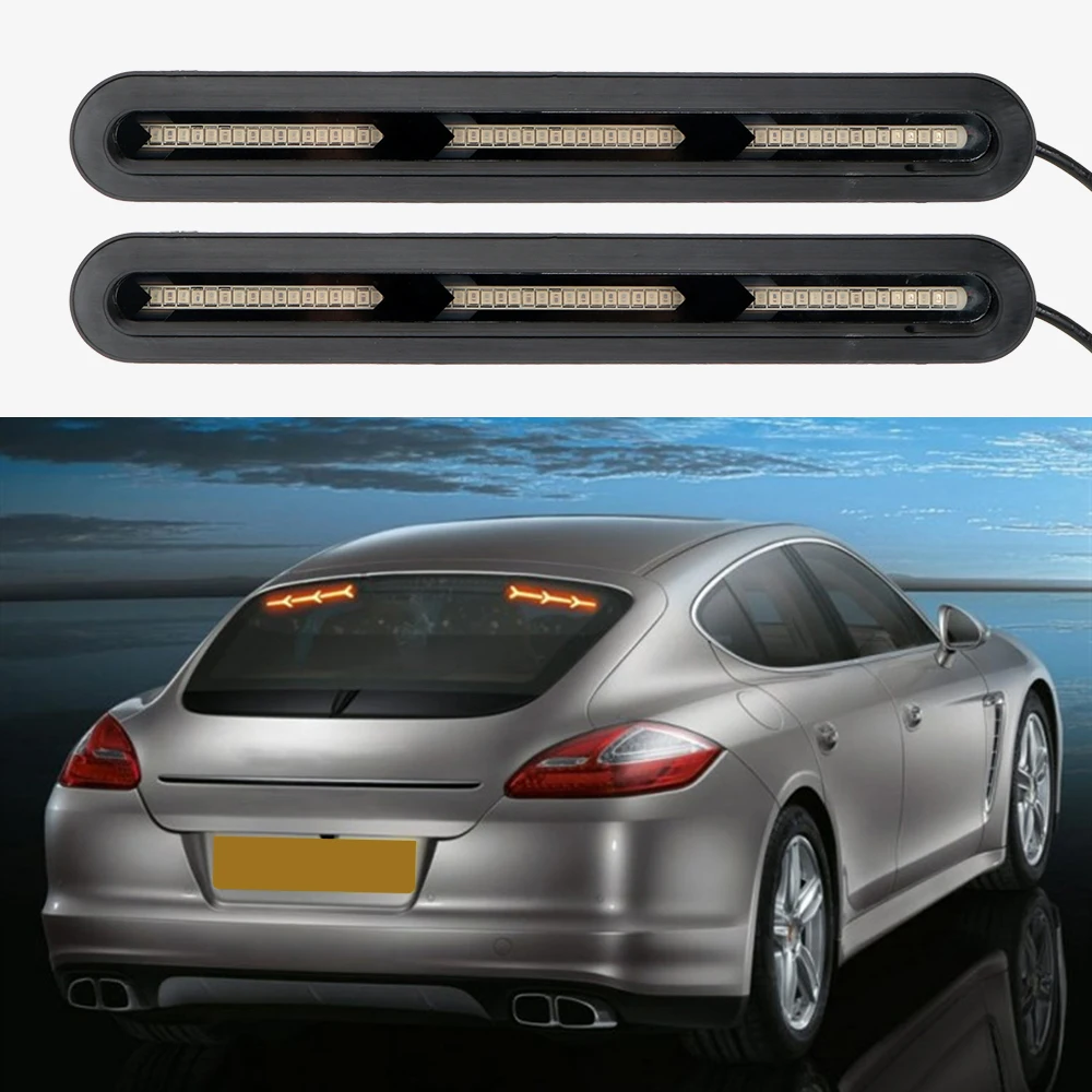 Leepeeドライビングランプ車リアウインドスクリーンライト赤テールブレーキランプシグナルライト1ペアフローledトランクストリップライト 信号ランプ Aliexpress Leepeeドライビングランプ車リアウインドスクリーンライト赤テールブレーキランプシグナルライト1ペアフローledトランクストリップライト 信号ランプ Aliexpress