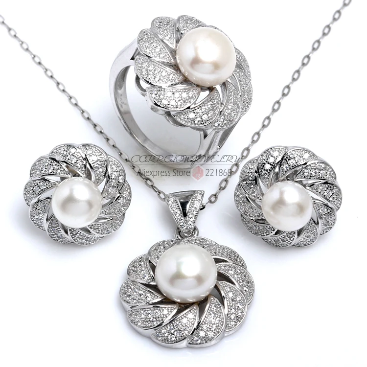 Bulk Order Luxury Design Bridal Jewelry Sets For Women 100 Genuine 925