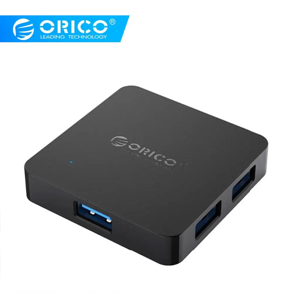 ORICO Super speed 4 порта usb-хаб 3,0 портативный OTG концентратор USB разветвитель с Micro B порт питания для Apple Macbook ноутбук ПК планшет