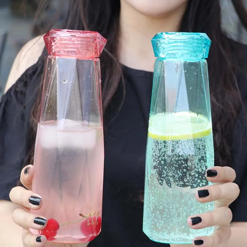 Спортивная бутылка для воды портативный герметичный Кристальный чайник BPA
