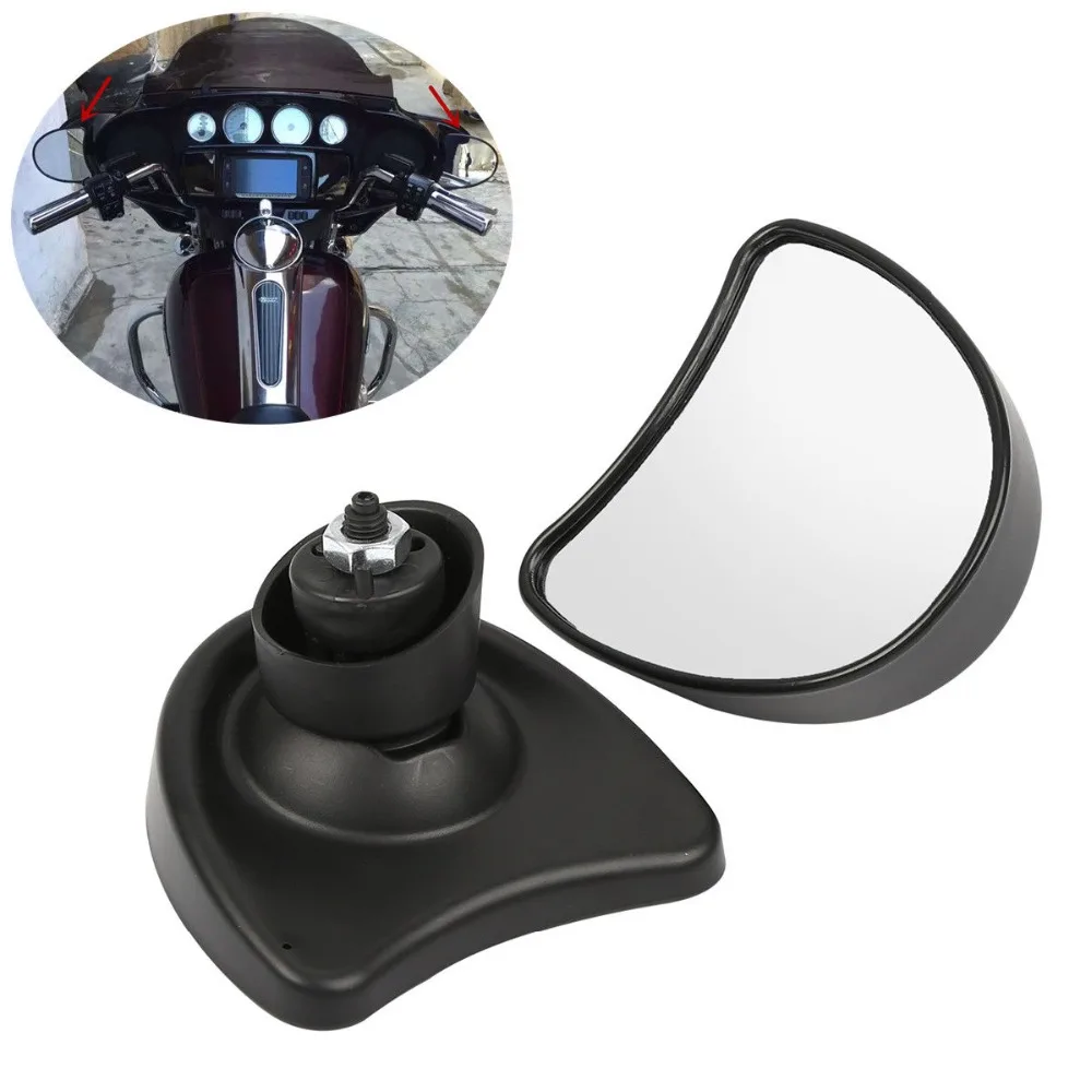 

Black Inner Fairing Mount Mirrors For Harley Electra Street Glide Trike models FLHX FLHTC FLHTCUTG FLHT 1996-2013