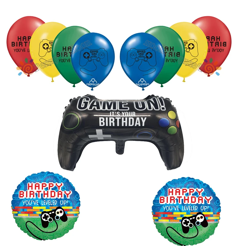 11 шт. игровой контроллер Майларовый воздушный шар из фольги игра на джойстик воздушный шар День Рождения Декор детские игрушки