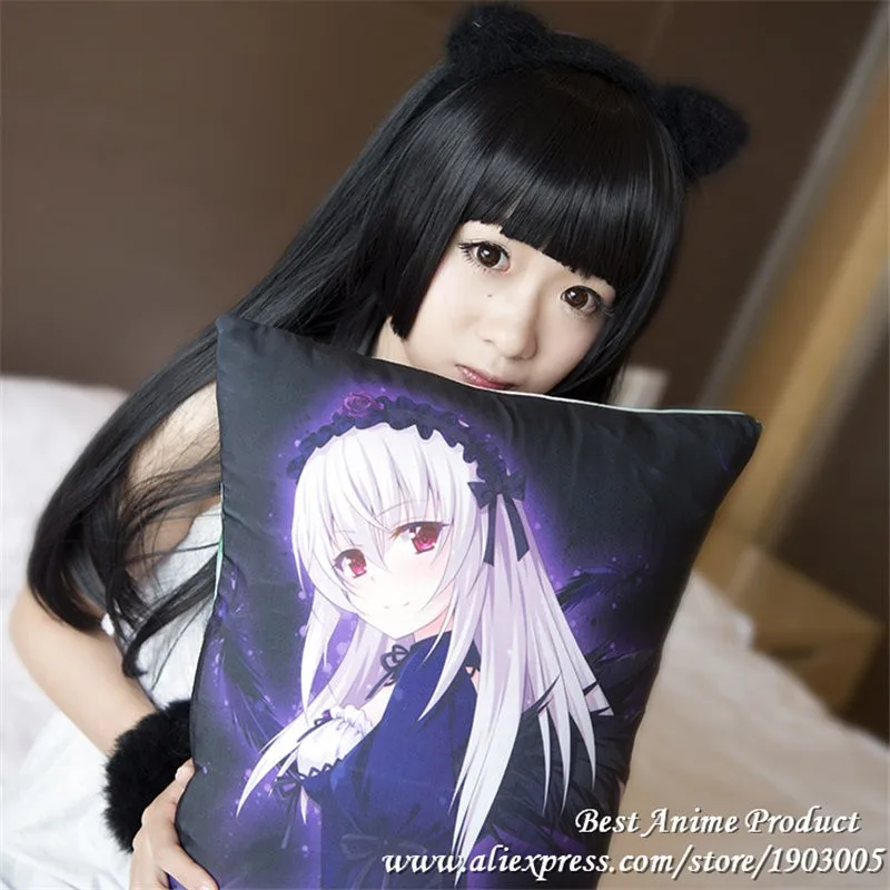 Японское аниме Rozen Maiden Suigintou, Suiseiseki обнимающая подушка для тела, милая мультяшная подушка для гостиницы, кафе, офиса