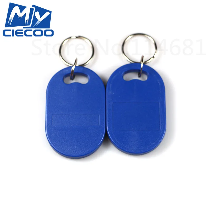 5Pcs EM4100 RFID Tag Proximity ID Token Tags 125Khz Key Keyfobs For Door Access Control Blue