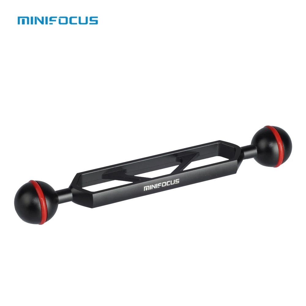 

MINIFOCUS 6" Double Ball CNC Arm System Connector Aluminium Ball Head Extension Bar for Strobe/video light Diving Photography