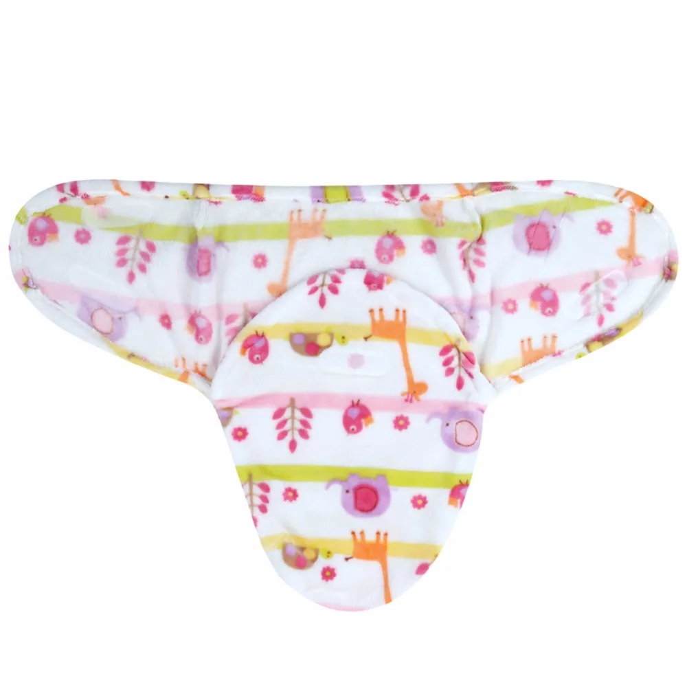 

Baby Wrap Soft Envelope Blankets Newborn Swaddle Wrap Infant Sleeping Bag Warm Bedding Double Layer Short Plush Swaddle