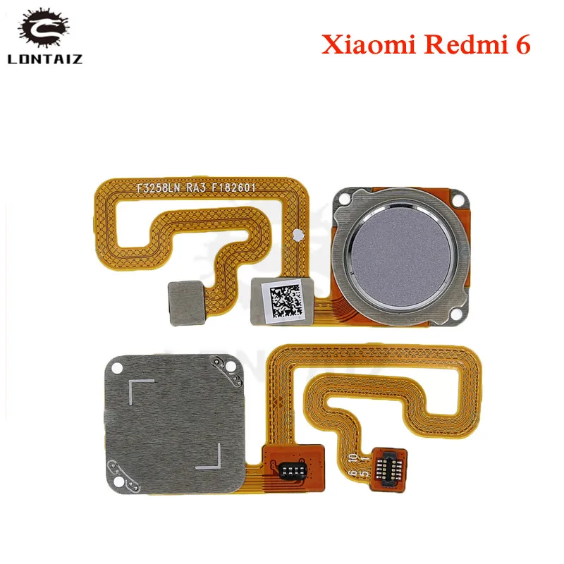 

cltgxdd Touch ID Fingerprint Sensor Scanner Ribbon Home Return Key Menu Button Flex Cable For Xiaomi Redmi 6 6A