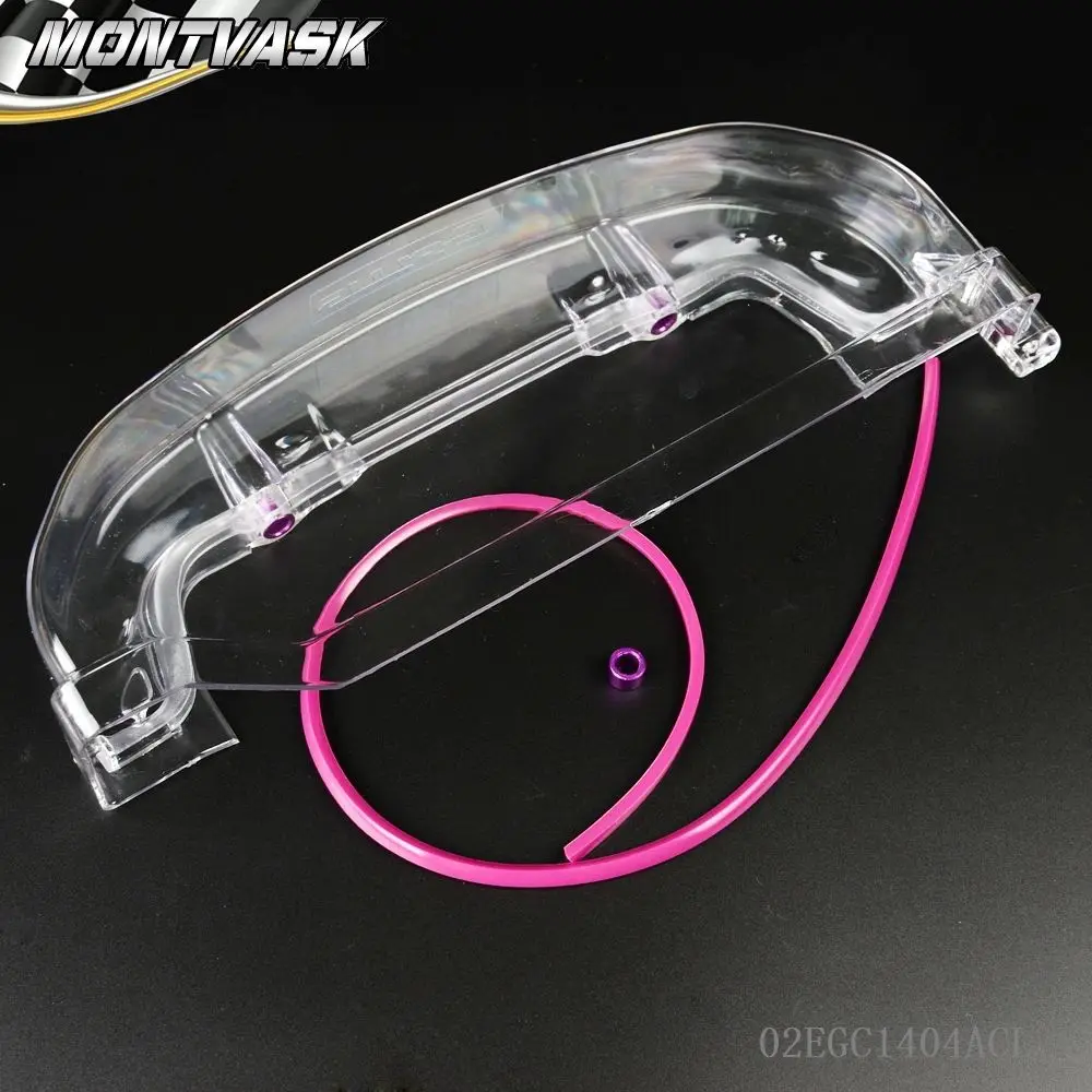 Clear Gear Timing Belt Cover For Mitsubishi Eclipse 1G 4G63 Turbo RVR