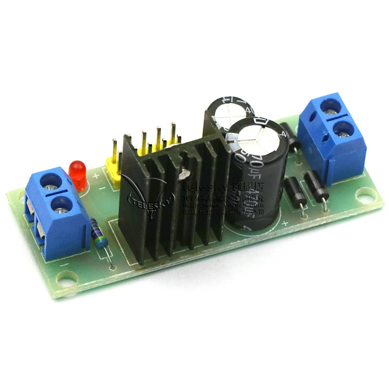

L7805 LM7805 three-terminal regulator module 5V regulated power supply module
