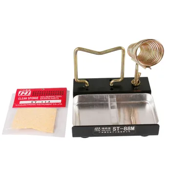 

Free Shipping ST-88M Soldering Iron Support Stand Station Metal Base with 1 Sponger