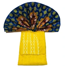 Горячая швейцарская вуаль из полиэстера Кружева полые Дизайн 3 ярдов+ 2,5 ярдов африканская Анкара ткань восковой печати ткань печать хлопок