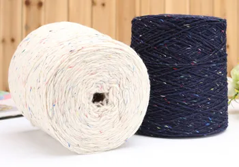 

Only Cream Dia.2.5mm70%wool+30%Acrylic Thick Yarns crochet yarn Dyeing colorful Hand Knitting Yarn For Knitting& Crocheting