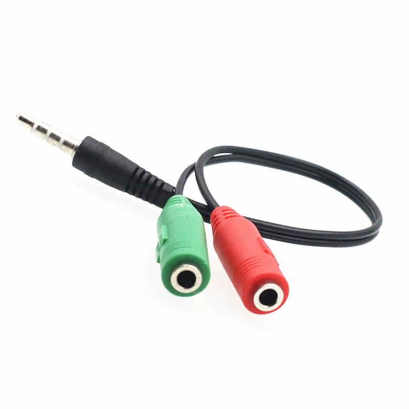 Rankman 10pcs Audio Splitter 3.5mm Cable Male to 2 Ports with Mic 3.5 Jack Extension AUX Cable for Speaker Phone Car Earphone Rankman 10pcs Audio Splitter 3.5mm Cable Male to 2 Ports with Mic 3.5 Jack Extension AUX Cable for Speaker Phone Car Earphone