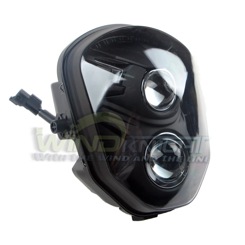 

Motorcycle Dual Projector Lens Front Headlight Headlamp Head Light Lamp Bulb Smoke For 2013 2014 2015 HONDA Grom MSX 125 MSX125
