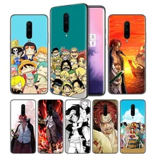 One Piece Shanks Soft Black Silicone Case Cover for OnePlus 6 6T 7 Pro 5G Ultra-thin TPU Phone Back Protective
