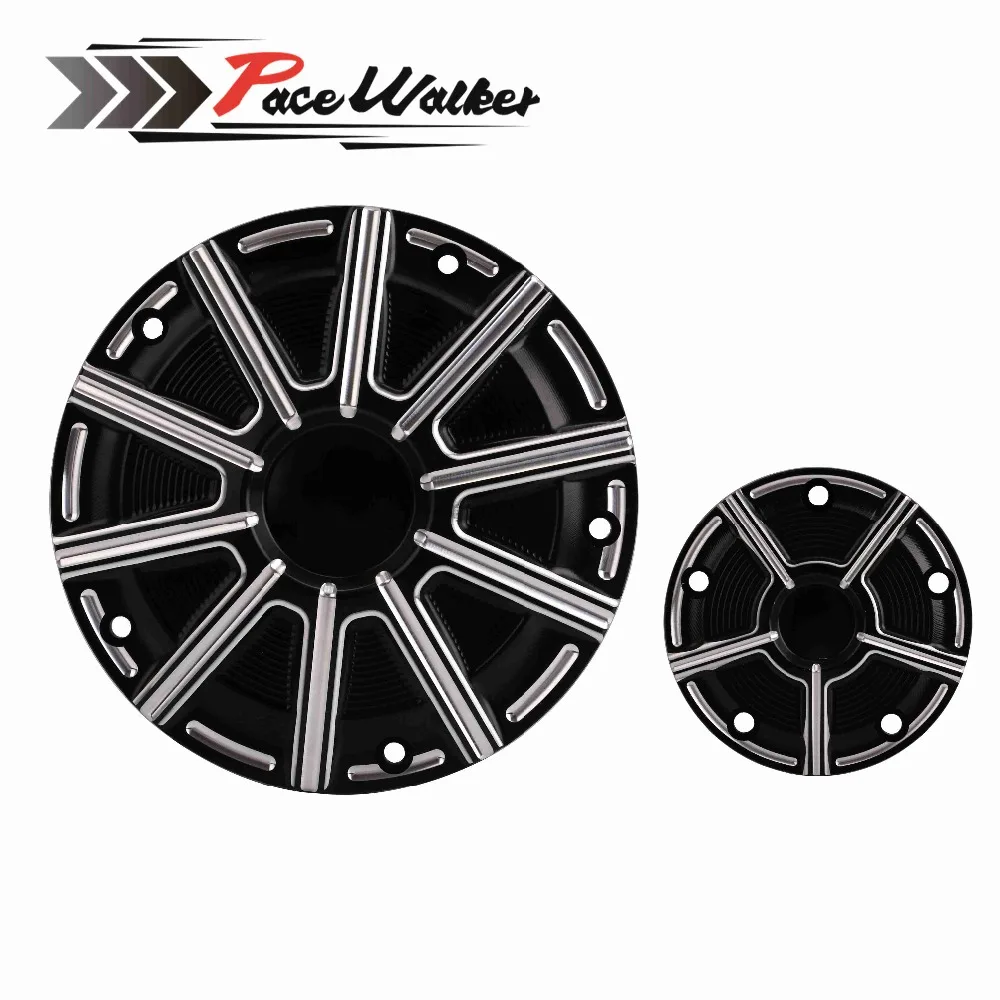 Motorcycles Derby Cover Timer Timing Cover Black CNC Aluminum Fit For