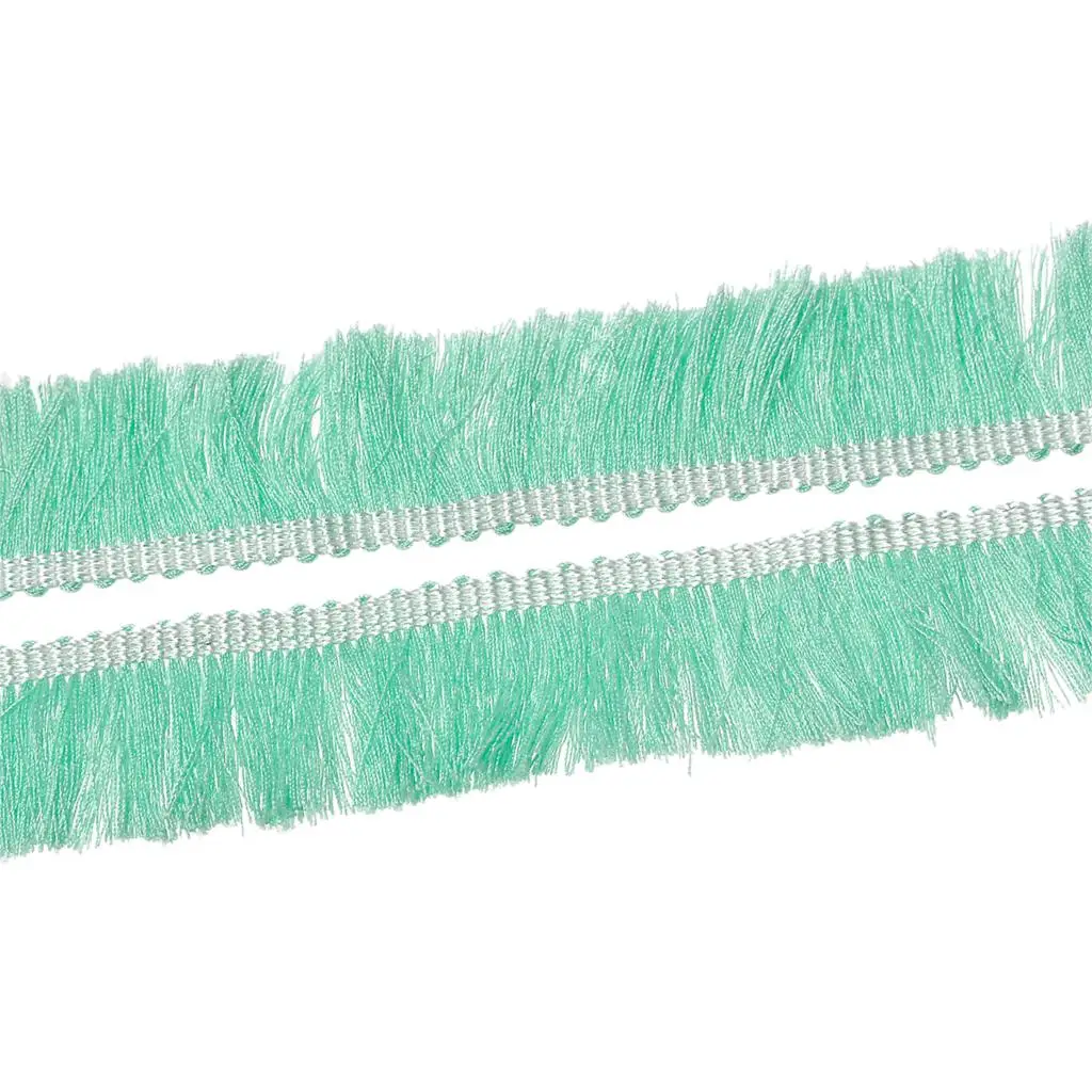 Buy DoreenBeads Cotton Fringe Tassel Trim Thin Mint