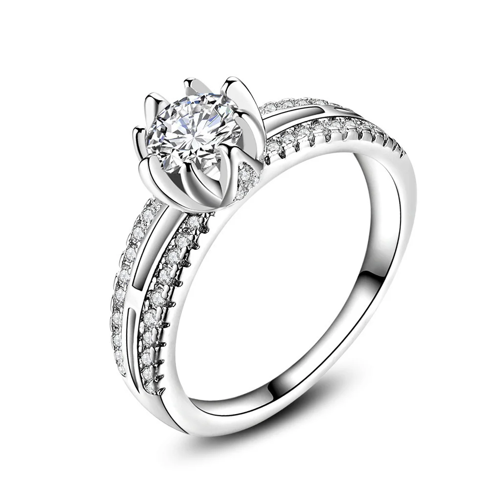 Масонское бесконечное обручальное кольцо Plata-color jewelry AAA CZ кольца для женщин JZ68