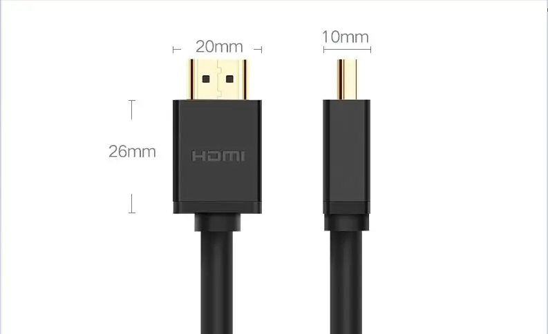 UGreen HDMI кабель HD104 2,0 компьютерный ТВ Инженерная линия украшения Hd 3D визуальный эффект