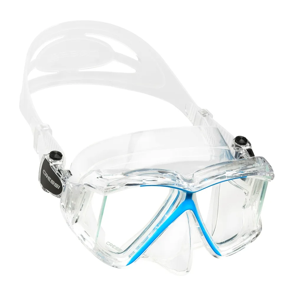 Маска для подводного плавания Cressi PANO 4 дюйма силиконовая с тремя линзами|diving mask