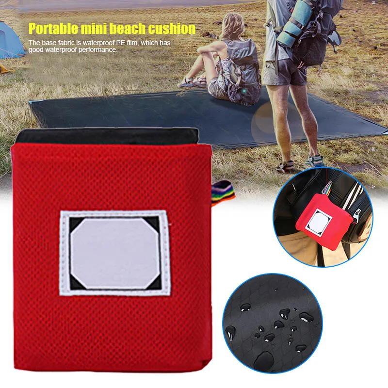 Одеяло для пикника водонепроницаемый нейлоновый пляжный коврик для кемпинга влагостойкий барьер для путешествий на открытом воздухе незаменимый песок свободный коврик