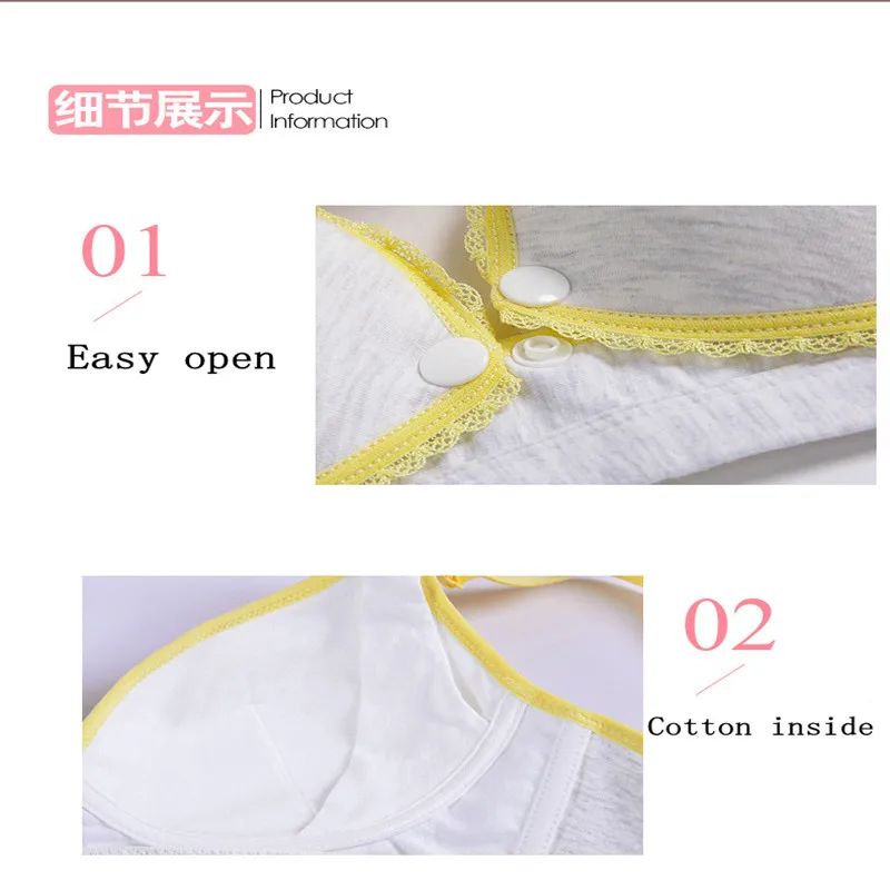 MODENGYUNMA NEW Cotton Breastfeeding Maternity Bra Nursing Bras for pregnant women front opening Pregnancy feeding bra underwear MODENGYUNMA NEW Cotton Breastfeeding Maternity Bra Nursing Bras for pregnant women front opening Pregnancy feeding bra underwear