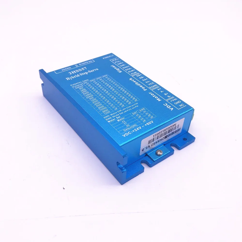 Шаговый двигатель Nema23 57J1880EC 1000 + 2HSS57 57 с замкнутым циклом 2.0N.m Nema 23 Hybird двухфазный