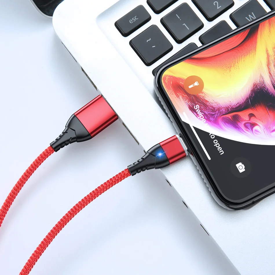 Магнитный кабель CASEIER для iPhone, Samsung, Huawei, быстрая микро USB зарядка, кабели USB type c, USB C кабель usb tipo c
