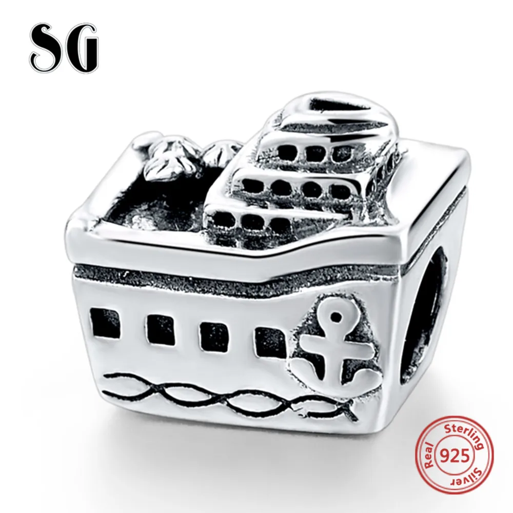 2017 New Arrival Cruise Ship Sterling silver Charm Beads Fit Authentic Pandora Charms Bracelet Silver 925 Original Women Jewelry | Украшения