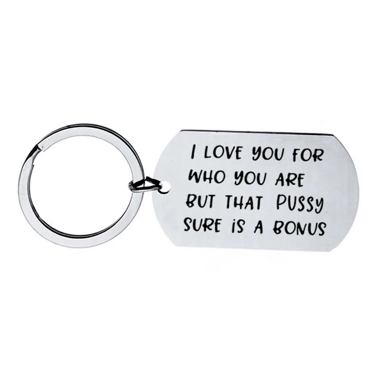 Подарок ко Дню Святого Валентина сплав письмо брелок I love You For Who You Are anniversary gift for girlfriend boyfriend present