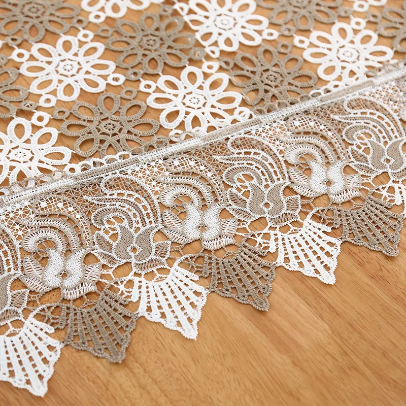  New Hollow Tablecloth Hollowed Embroidered Knit European Style Cover Washable Table Cloth for Tea T