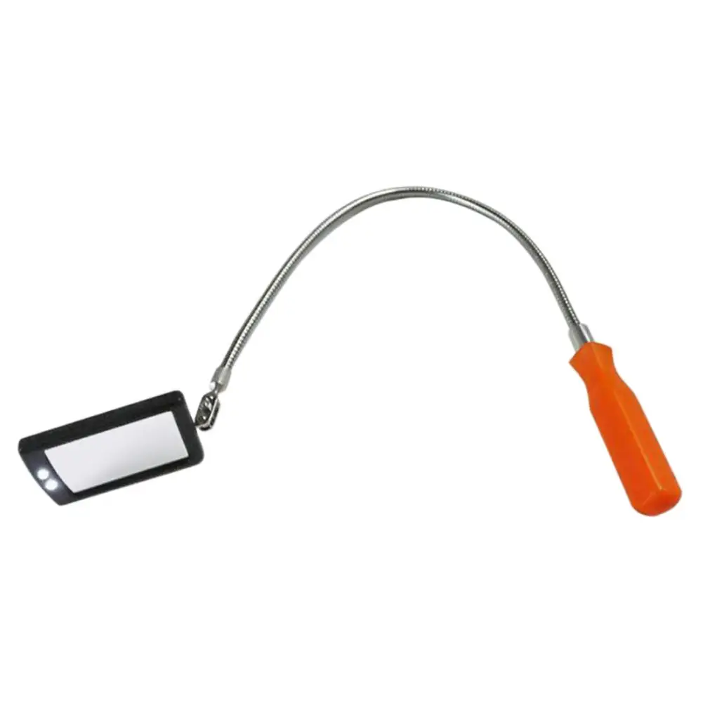 Car LED Inspection Mirror Telescopic Inspection Mirror Portable Inner Wall IIspection Mirror With LED Light - Цвет: Зеленый